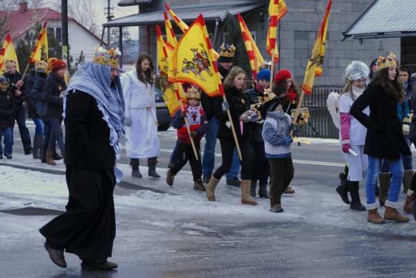 Zdjęcia z Orszaku Trzech Króli w Wiśniowej