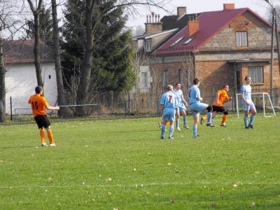 Wisłok Strzyżów - Orzeł Lubla - strzał na bramkę