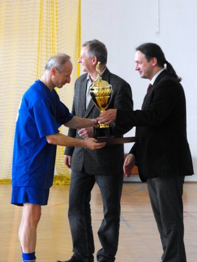 Samorządowy Turniej Halowej Piłki Nożnej Rozdanie nagród 