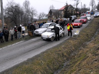 Rajd Wielopole Skrzyńskie Sosnice Szufnarowa Maluch