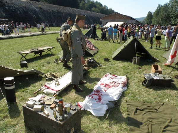 Inscenizacja bitwy, zdjęcia z imprezy.