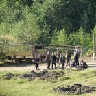 Inscenizacja bitwy, zdjęcia z imprezy.