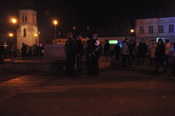 Zdjęcia z Sylwestra na rynku w Strzyżowie