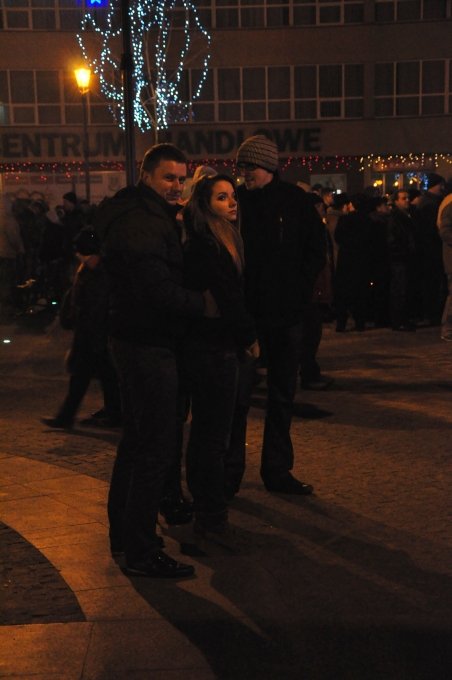 Zdjęcia z Sylwestra na rynku w Strzyżowie