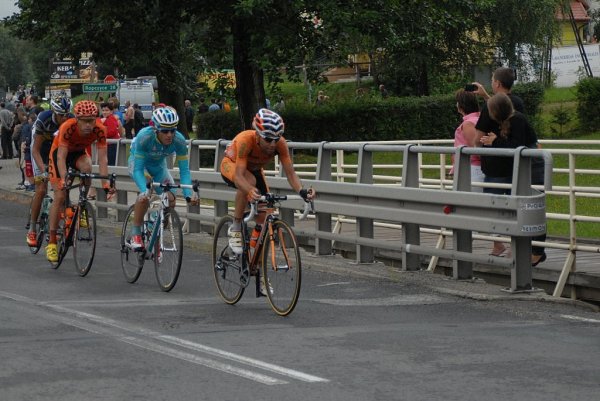 Przejazd wyścigu Tour de Pologne