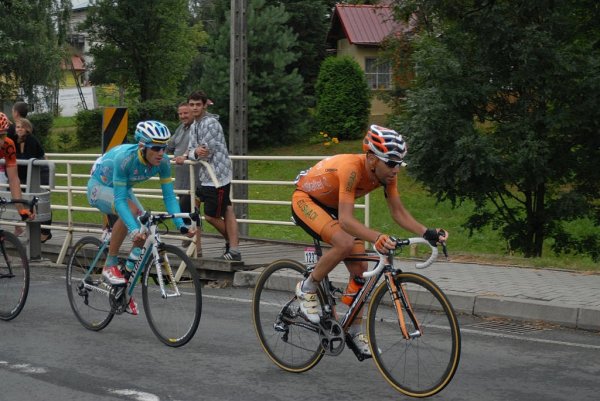 Przejazd wyścigu Tour de Pologne