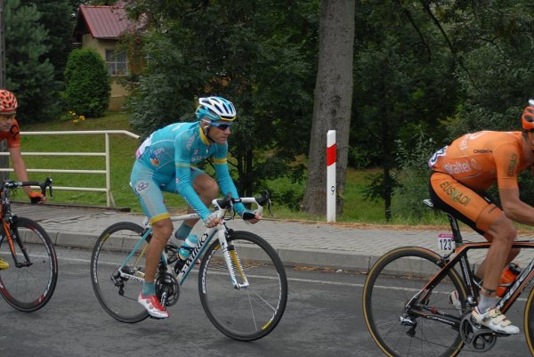 Przejazd wyścigu Tour de Pologne