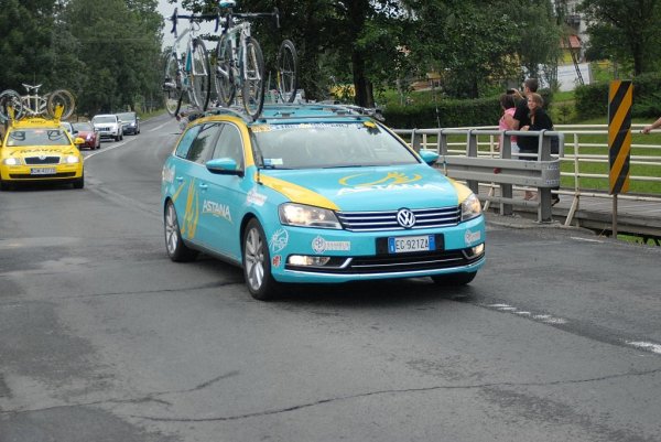 Przejazd wyścigu Tour de Pologne