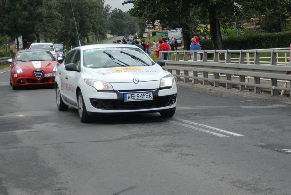 Przejazd wyścigu Tour de Pologne