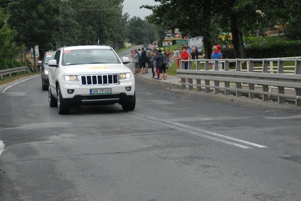 Przejazd wyścigu Tour de Pologne