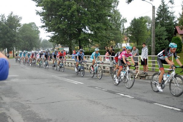 Przejazd wyścigu Tour de Pologne