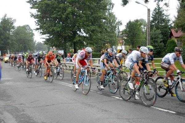 Przejazd wyścigu Tour de Pologne