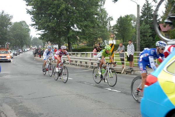 Przejazd wyścigu Tour de Pologne