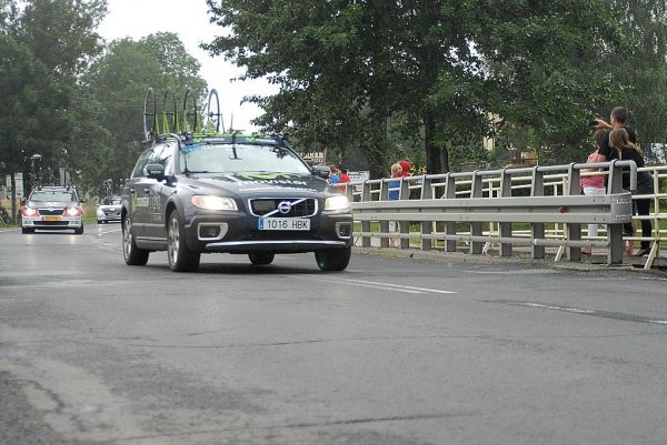 Przejazd wyścigu Tour de Pologne