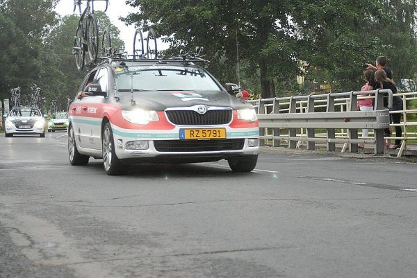 Przejazd wyścigu Tour de Pologne