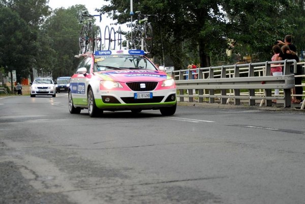 Przejazd wyścigu Tour de Pologne