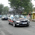 Przejazd wyścigu Tour de Pologne