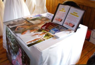 Miejsce wystawowe Bella Margo podczas targów ślubnych.