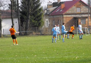 Wisłok Strzyżów - Orzeł Lubla - strzał na bramkę