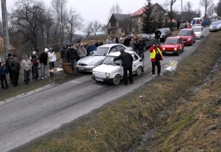 Rajd Wielopole Skrzyńskie Sosnice Szufnarowa Maluch