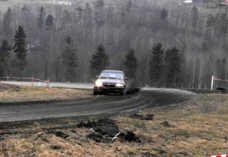 Rajd Wielopole Skrzyńskie Sosnice Szufnarowa Szuter