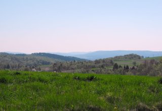 Widok Łętownia na Strzyżów