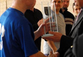 Samorządowy Turniej Halowej Piłki Nożnej Rozdanie nagród 