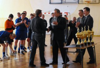 Samorządowy Turniej Halowej Piłki Nożnej Rozdanie nagród 