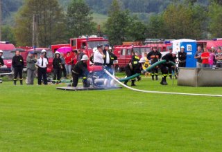 Zdjęcia z zawodów strażackich w Wiśniowej