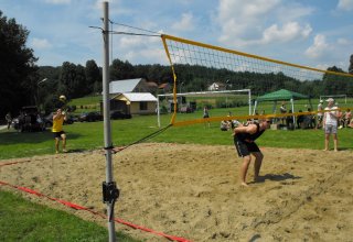 Otwarty Gminny Turniej Piłki Siatkowej Plażowej. Siatkówka plażowa na wysokim powiomie.