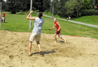 Otwarty Gminny Turniej Piłki Siatkowej Plażowej. Siatkówka plażowa na wysokim powiomie.