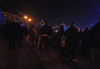 Zdjęcia z Sylwestra na rynku w Strzyżowie