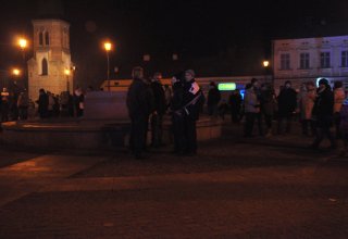 Zdjęcia z Sylwestra na rynku w Strzyżowie