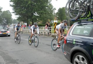 Przejazd wyścigu Tour de Pologne