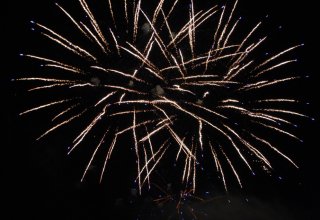 fajerwerki pokaz na Dniach Ziemi Frysztackiej 2013, koncert Sami