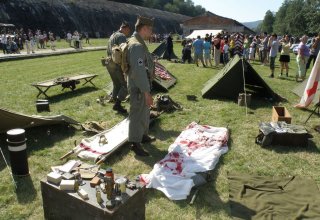 Inscenizacja bitwy, zdjęcia z imprezy.