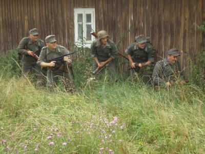 VII Zlot Militarny w Stępinie rekonstrukcja bitwy pod Falaise