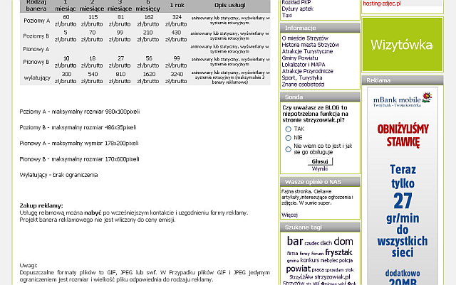 reklama reklama strzyżów