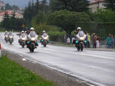 Motorowy kordon policyjny Motorowy kordon policyjny