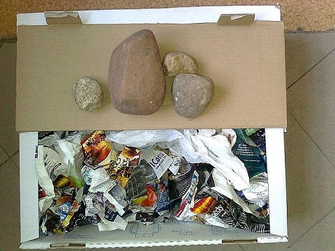 Zamiast laptopa dostał kamienie Czudec